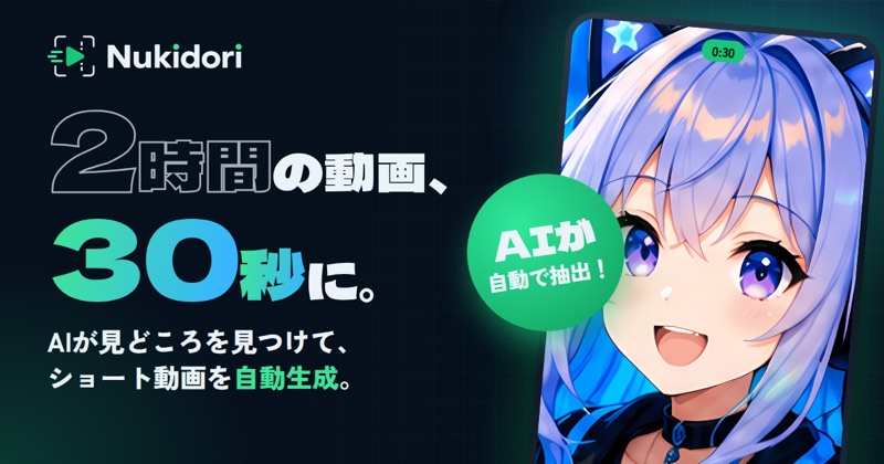 Nukidoriのリンクカード画像